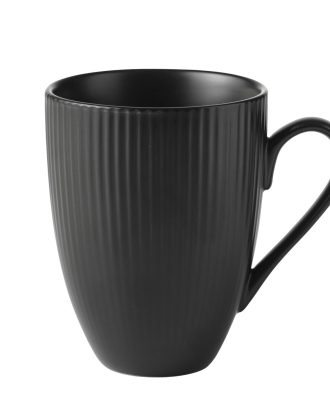 Aida Groovy Mugg 30 Cl - Kaffekoppar Stengods Svart