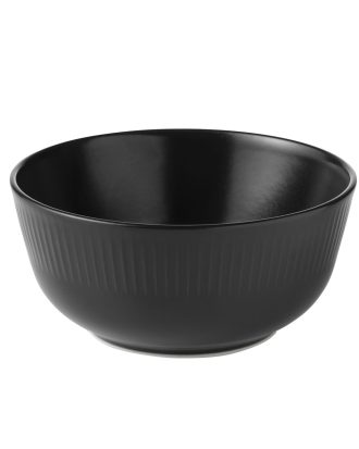 Aida Groovy Skål - Serveringsskålar Stengods Svart