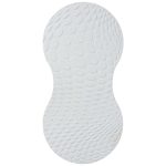 Aida Karim Rashid Dubbelt Glasunderlägg 12x24 Cm Mozarella - Bordstabletter & Glasunderlägg Återvunnet Läder Vit