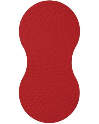 Aida Karim Rashid Dubbelt Glasunderlägg 12x24 Cm - Bordstabletter & Glasunderlägg Återvunnet Läder Chili