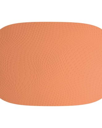 Aida Karim Rashid Bordstablett 30,6x45 Cm - Bordstabletter & Glasunderlägg Återvunnet Läder Aprikos