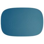 Aida Karim Rashid Bordstablett 30,6x45 Cm Blueberry - Bordstabletter & Glasunderlägg Återvunnet Läder Blåbär