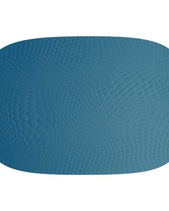 Aida Karim Rashid Bordstablett 30,6x45 Cm Blueberry - Bordstabletter & Glasunderlägg Återvunnet Läder Blåbär