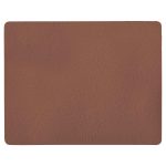 Aida Quadro Bordstablett 45x35 Cm - Bordstabletter & Glasunderlägg Läder Konjak