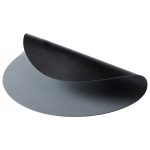 Aida Quadro Bordsunderlägg 38 Cm / Grå - Bordstabletter & Glasunderlägg Läder Svart