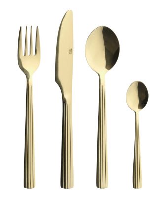 Aida Raw Bestickset 48 Delar - Bestickset Rostfritt Stål Champagne