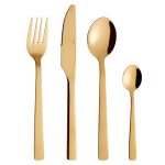 Aida Raw Bestickset 48 Delar - Bestickset Rostfritt Stål Guld