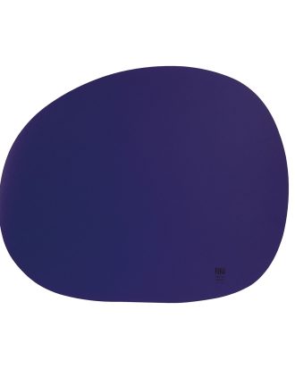 Aida Raw Organic Bordsunderlägg 33,5x41 Cm - Bordstabletter & Glasunderlägg Silikon Azure