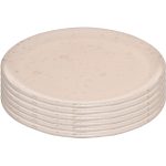Aida Raw Dessertfat 20 Cm 6-pack - Assietter Stengods Nordic Nude
