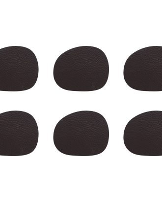 Aida Raw Glasunderlägg 6-pack - Bordstabletter & Glasunderlägg Läder Brun