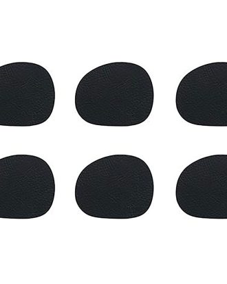Aida Raw Glasunderlägg 6-pack Black Buffalo - Bordstabletter & Glasunderlägg Läder Svart