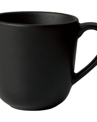 Aida Raw Kaffemugg Med Handtag 20 Cl - Kaffekoppar Stengods Titanium Black