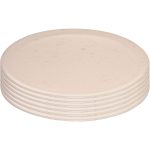 Aida Raw Middagstallrik 28 Cm 6-pack - Mattallrikar Stengods Nordic Nude