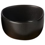 Aida Raw Organic Skål - Serveringsskålar Stengods Titanium Black