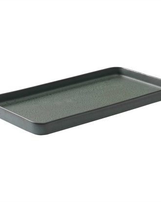 Aida Raw Rektangulärt Fat - Uppläggningsfat Stengods Northern Green