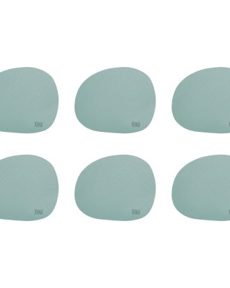 Aida Raw Glasunderlägg 6-pack - Bordstabletter & Glasunderlägg Silikon Grön