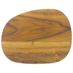 Aida Raw Smörtallrik 2-pack 19x14 Cm - Uppläggningsfat Teak