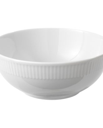 Aida Relief Salladsskål 25 Cm - Salladsskålar Porslin Vit