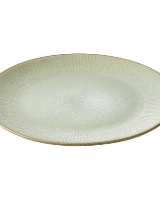 Aida Relief Tallrik 27 Cm - Mattallrikar Stengods Grön