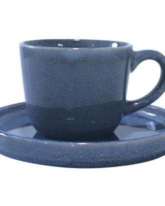 Aida Søholm Sonja 2019 Kopp & Fat 2-pack - Kaffekoppar Stengods Blå