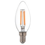 Airam Filament Led E14 2700k 470lm 4,5w Dimbar - LED-lampor Klar