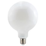 Airam Filament Led Glob 125 Mm E27 3000k 806lm 7w Opal Dimbar - Dekorationsbelysning Vit