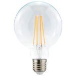 Airam Filament Led Glob 95 Mm E27 2700k 470lm 4,5w Dimbar - Dekorationsbelysning Klar