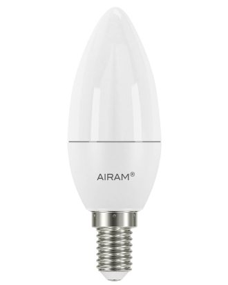 Airam Led C38 4,9w E14 470lm Dimbar - LED-lampor Vit