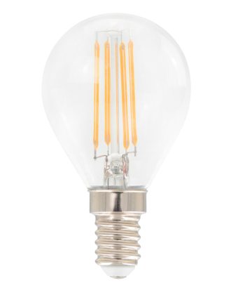 Airam Led Filament P45 4,5w E14 470lm Dimbar - LED-lampor Glas Klar