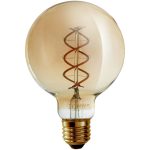 Airam Led G95 E27 400lm 4.9w 2200k Ljuskälla Dimbar Amber - Dekorationsbelysning Glas Bärnsten