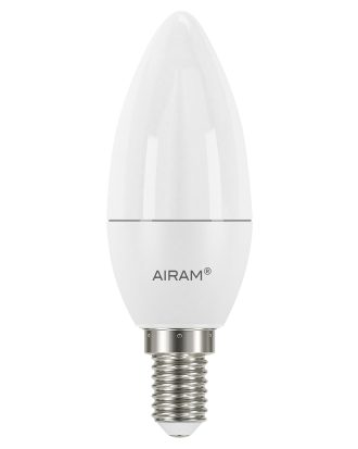 Airam Led Opal C35 3w E14 250lm 2-pack - LED-lampor Opalglas Vit
