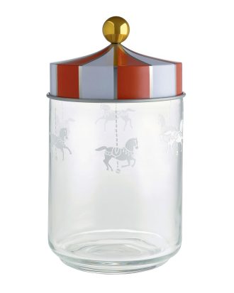 Alessi Circus Förvaringsburk Med Lock 100 Cl - Förvaringsburkar & lock Glas