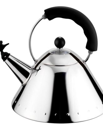 Alessi Vattenkokare 2 L - Vattenkittlar Rostfritt Stål Svart