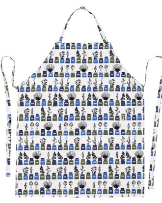 Almedahls Persons Kryddskåp Förkläde - Förkläden Bomull Blå