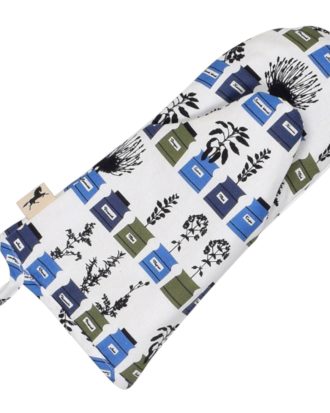 Almedahls Persons Kryddskåp Grytvante - Grytlappar & Grytvantar Bomull Blå