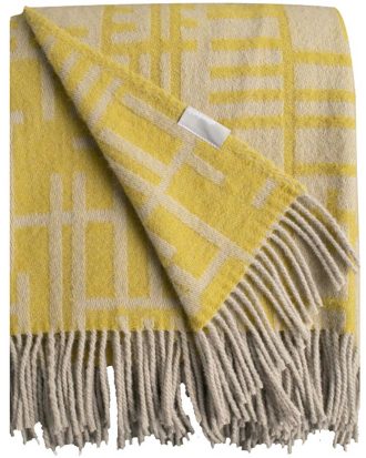 Almedahls Pickepin Pläd Light Oliv - Plädar & Filtar Ull Ljus Oliv