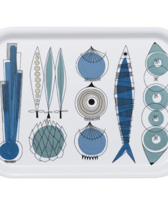 Almedahls Picknick Bricka 20x27 Cm - Brickor Trä Blå