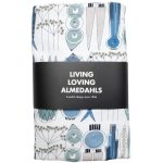 Almedahls Picknick Bordsduk 145x220 Cm - Dukar & löpare Bomull Blå