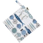 Almedahls Picknick Grytlapp 23x23 Cm Blå - Grytlappar & Grytvantar Bomull Vit