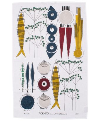 Almedahls Picknick Kökshandduk - Kökshanddukar Bomull Gul