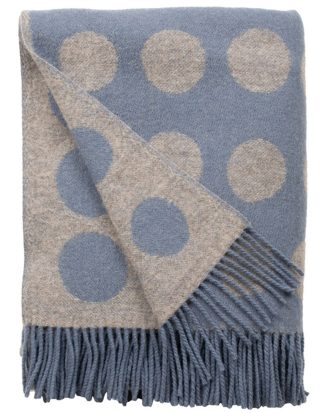 Almedahls Pricktyg pläd 130x170 Cm - Plädar & Filtar Ull Blå