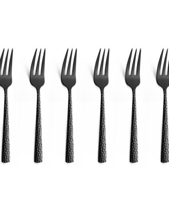 Amefa Felicity Dessertgaffel 6-pack - Gafflar Rostfritt Stål Svart