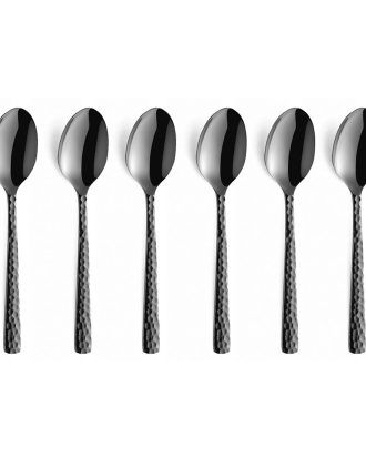 Amefa Felicity Teskedar 6-pack - Skedar Rostfritt Stål Svart