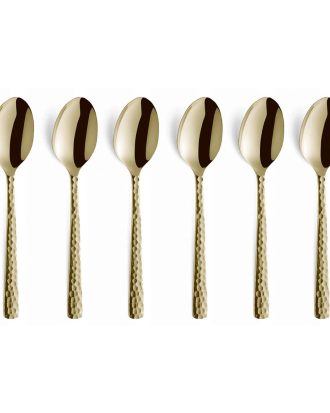 Amefa Felicity Teskedar 6-pack - Skedar Rostfritt Stål Champagne