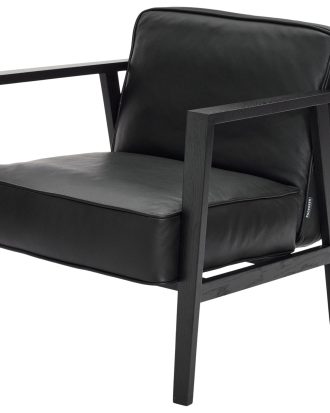 Andersen Lc1 Loungestol lackerad Ek/ - Fåtöljer Massiv Ek Svart