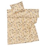 Arabia Moomin Bäddset 150x250 Cm Muminfamiljen - Bäddset Ekologisk Bomull Beige