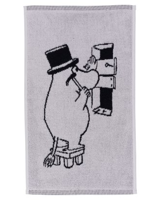 Arabia Moomin Handduk 30x50 Cm Muminpappa - Handdukar & Badlakan Bomull Grå