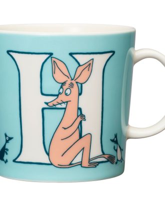 Arabia Mumin Abc Mugg 40 Cl H - Kaffekoppar Porslin Turkos