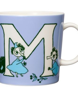 Arabia Mumin Abc Mugg 40 Cl M - Kaffekoppar Porslin Lila