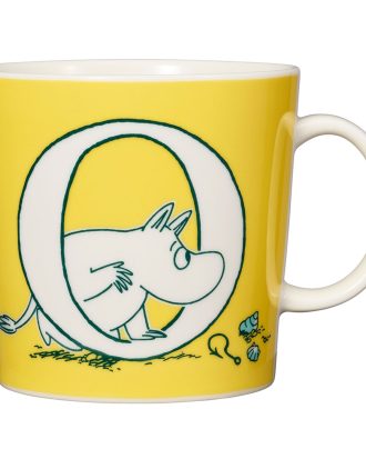 Arabia Mumin Abc Mugg 40 Cl O - Kaffekoppar Porslin Gul